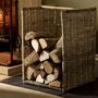 Tall Rattan Log Holder, thumbnail 1 of 5