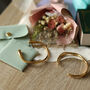 Wavy Gold Cuff Bangle, thumbnail 5 of 8
