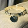 Silver And Aqua Multi Layer Bracelet Personalised, thumbnail 1 of 3