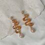 Rose Dream Pearl Earrings, thumbnail 1 of 5