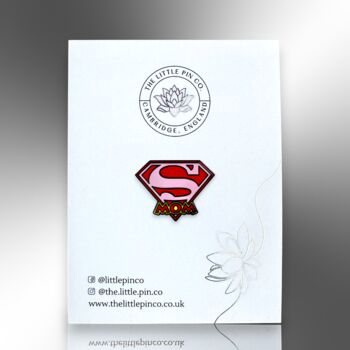 Super Mom Small New Mum Mother's Day Enamel Pin, 4 of 8