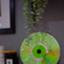 Swirl Trippy Upcycled 12' Laser Disc Decor, thumbnail 7 of 8