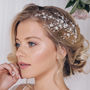 Floral Gold Silver Or Rose Gold Bridal Headpiece Cherry, thumbnail 2 of 12