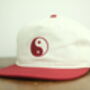 Hoy Yin Yang Five Panel Cap Crimson, thumbnail 3 of 5