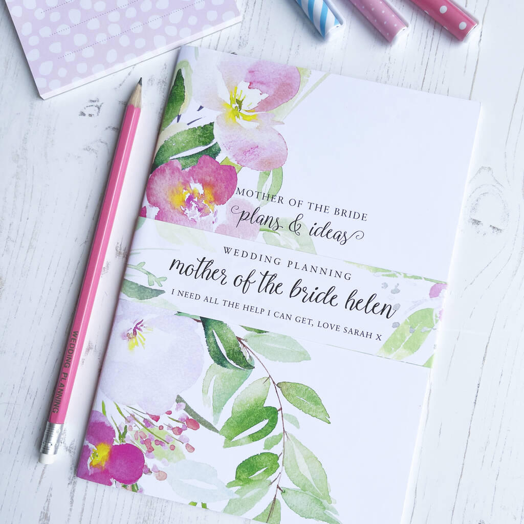 Mother Of The Bride Wedding Planning Notebook, 1 of 3