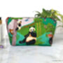 China Animals Cotton Giant Panda Cosmetic Bag/ Wash Bag, thumbnail 1 of 2