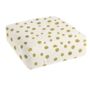 Hand Painted Linen Floor Cushion Cube In Polka Dot Print, thumbnail 5 of 12