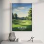 Merion Golf Course Poster – Golf Wall Art Print | Gift For Golfers, Dad, Husband, Golf Gift For Him, thumbnail 1 of 2