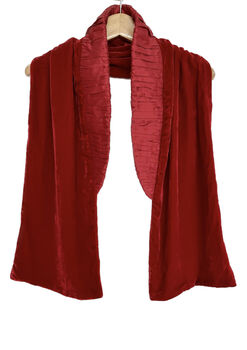 Velvet Collared Scarf, 2 of 2