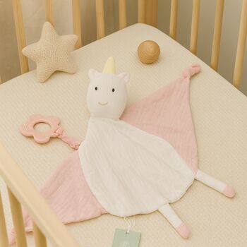 Personalised Unicorn Baby Comforter, 2 of 2