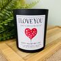 Personalised Funny Golf Valentines Candle Gift, thumbnail 4 of 11