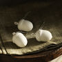 Three White Porcelain Acorn Tree Decorations, thumbnail 3 of 5