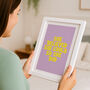 She Believed She Could So She Did Typography Print, thumbnail 1 of 5