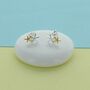 Double Starfish Stud Earrings, thumbnail 1 of 2