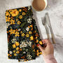 The Sunshine Floral Luxury Tea Towel, thumbnail 1 of 6