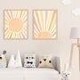 Children's Boho Sun Bedroom Birthday Art Print Gift, thumbnail 3 of 7