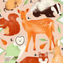 'Into The Woods' Children's Nursery Print, thumbnail 2 of 2