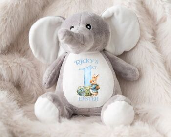 Personalised Blue First Easter Teddy, 10 of 12