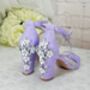 Block Heel Bridal Shoes With Cherry Blossom, thumbnail 3 of 10