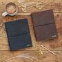 Personalised Buffalo Leather Elastic Tie Journal, thumbnail 1 of 7