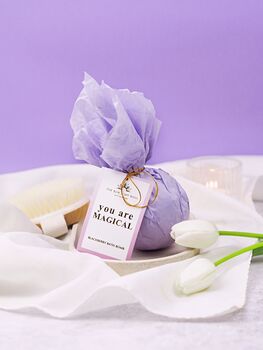 You Are Magical Blackberry Bath Bomb Relaxing Soak, 3 of 3