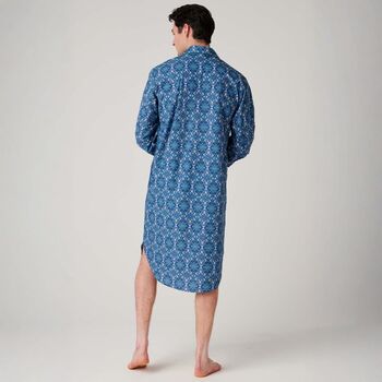 Men's 'Marrakesh Paisley' Crisp Cotton Nightshirt, 3 of 4