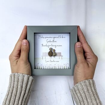 Personalised Godmother Pebble Picture, 2 of 3