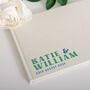 Personalised Linen Guest Book, thumbnail 5 of 6