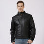 Mens' Luxury Sheepskin Leather Jacket, thumbnail 3 of 11