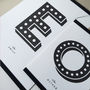 Circus Letter Initial Print, thumbnail 2 of 5
