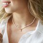 Personalised Initial Miyuki And Pearl Necklace, thumbnail 1 of 10