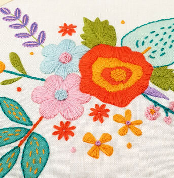 Floral Bloom Embroidery Kit, 4 of 8