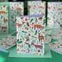 Woodland Animals Christmas Card Pack Of 12, thumbnail 4 of 10