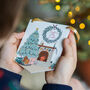 Personalised Christmas Fireplace Scene Hanging Sign, thumbnail 2 of 2