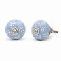 Skydew Speckled Round Shaped Ceramic Knob, thumbnail 1 of 8
