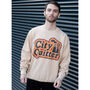 City Quitter Men's Slogan Sweatshirt, thumbnail 4 of 5
