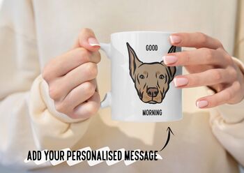 Personalised Doberman Mug, 4 of 5