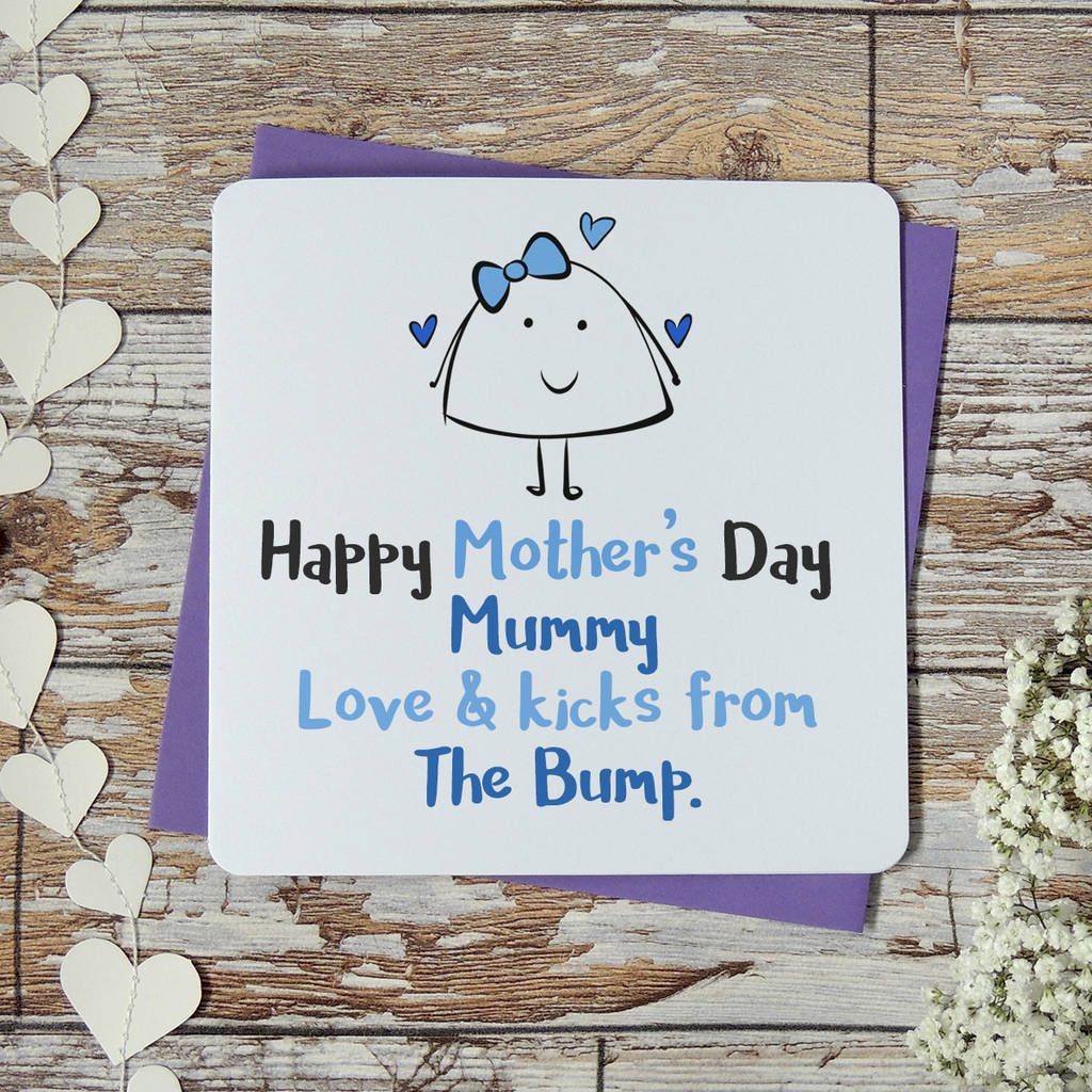 happy mother's day mummy from the blue bump by parsy card co ...