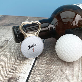 Personalised Golf Ball Bottle Opener, 2 of 4