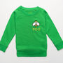 'Bee You' Embroidered Organic Children's Sweatshirt, thumbnail 6 of 10