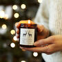 Personalised Engagement Christmas Candle, thumbnail 1 of 8