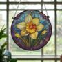 Daffodil Stained Glass Effect Suncatcher, thumbnail 4 of 6