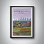 Blythe Hill Fields London Park Travel Poster Art Print, thumbnail 1 of 8