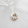50th Gold And Silver Necklace, thumbnail 4 of 11