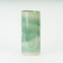 Large Cylinder Handmade Stoneware Vase In Jade Green, thumbnail 1 of 4