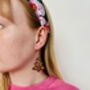 Large Green, Gold And Pink Glitter Christmas Tree Earrings / Festive Jewellery / Bold Holiday Jewellery / Christmas Gift, thumbnail 5 of 5