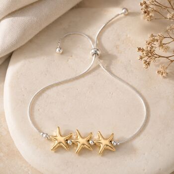 30th Birthday Three Star Drawstring Bracelet, 2 of 8