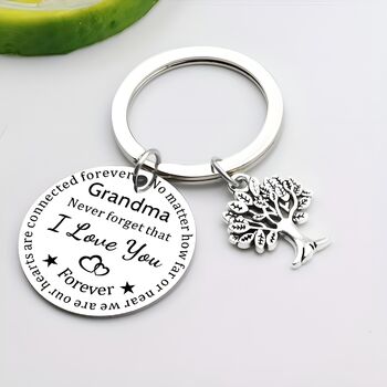 Grandma Nan Love You Keyring Gift Charm, 3 of 6