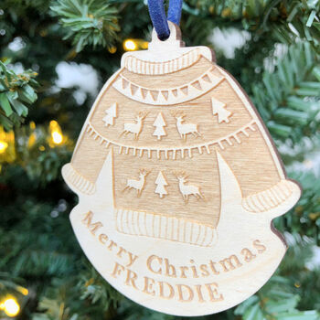 Christmas Jumper Tree Decoration Ornament, 2 of 7