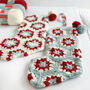 Set Of Two Christmas Stocking Crochet Kit, thumbnail 1 of 6